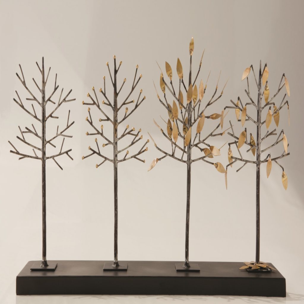 trees in season sculpture; choosing sculptures for interior design; MGSD