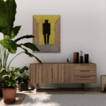 Sideboard in living room; Melbourne interior design; Michael Gainey Signature Designs