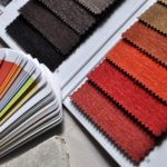 Fabric and color swatches; sofa buying guide MGSD