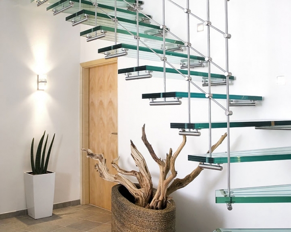 Sea Glass Inspired Steps